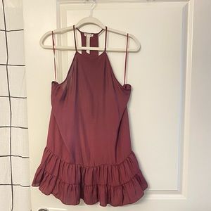 Free People intimately long ruffle tank